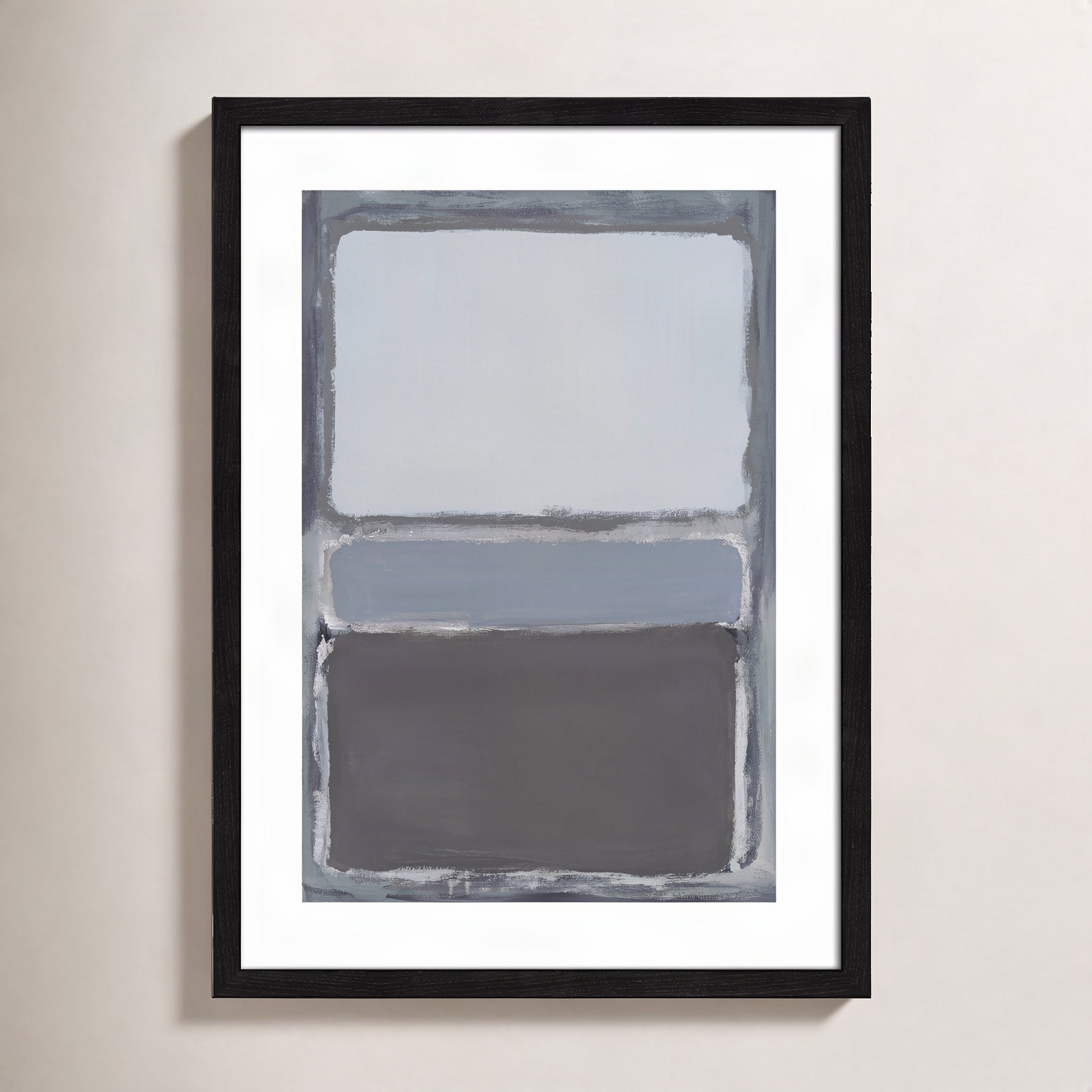 Cade "Morning Dew 2" Print by Filippo Ioco, 23" H x 17" W x 0.75" D, Black Wood Framed Paper