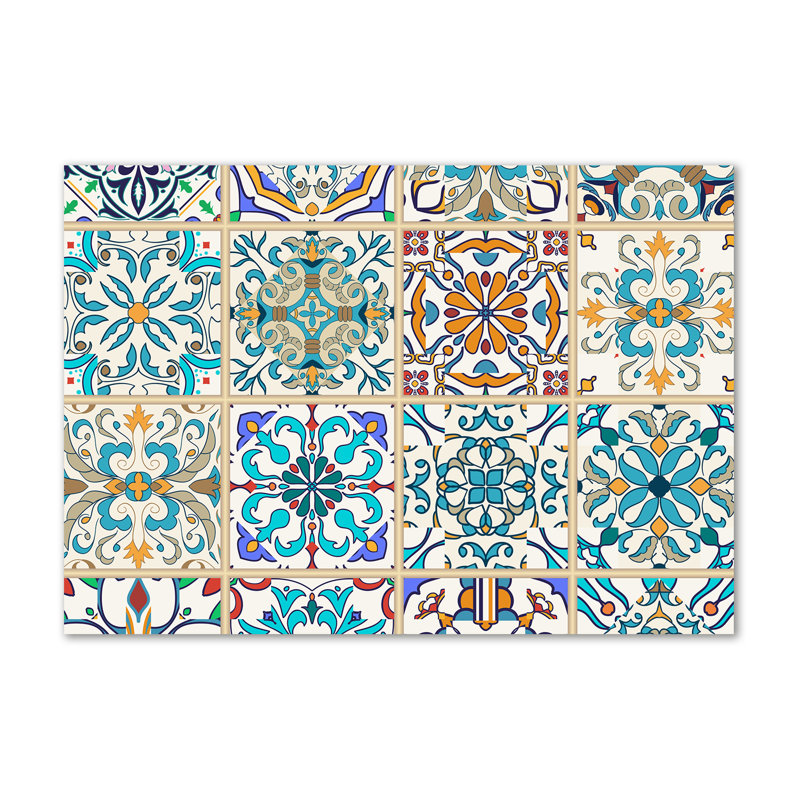 Ceramic Tiles - Wrapped Canvas Print