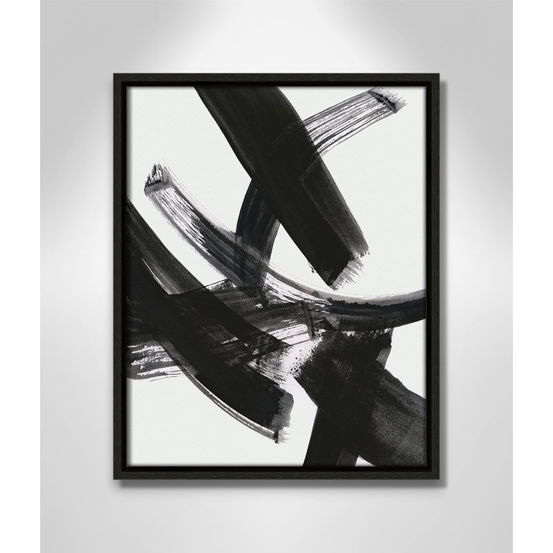 «Black Magic I Print» par Susan Jill, Espresso, H 15,5 po x l 12,5 po x P 2 po