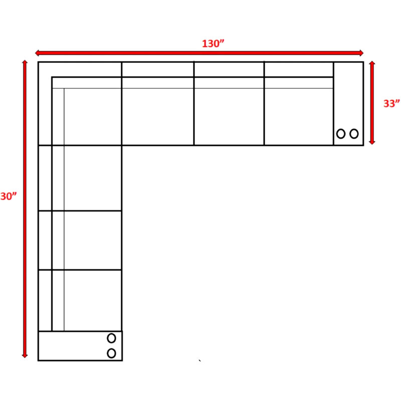 Patio pour 6 personnes avec sièges confortables, housses pour l'extérieur et housses de coussins amovibles