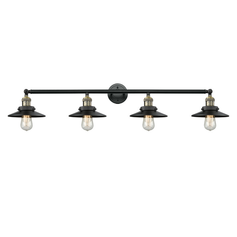 Clintonpark 4 - Light Dimmable Vanity Light, No Bulb Included, Satin Gold