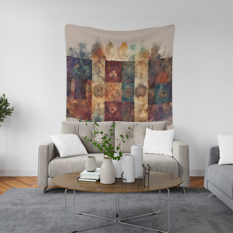 Tapisserie murale, H 60 po x l 51 po