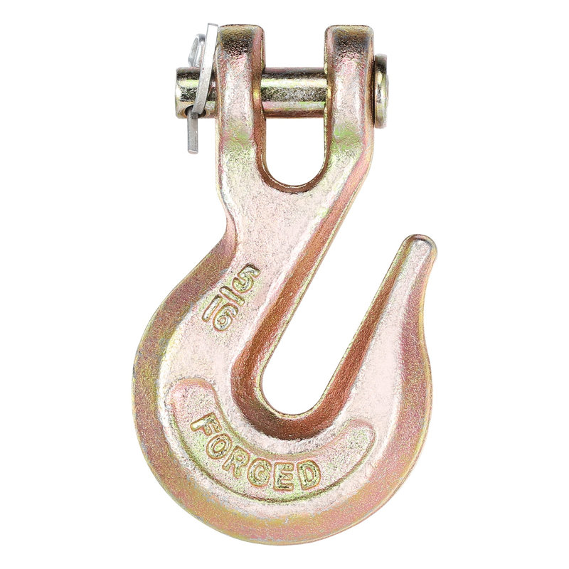 Ensemble de 2 chaînes de reliure en acier robustes de qualité G80 avec crochets - Chaîne de remorquage de 5/16 po x 10,3 pi pour une fixation sécuritaire