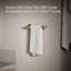 Elate 9" Wall Mounted Round Towel Arm, Metal Wall-Mounted Towel Holder, Towel Bar-1237826639