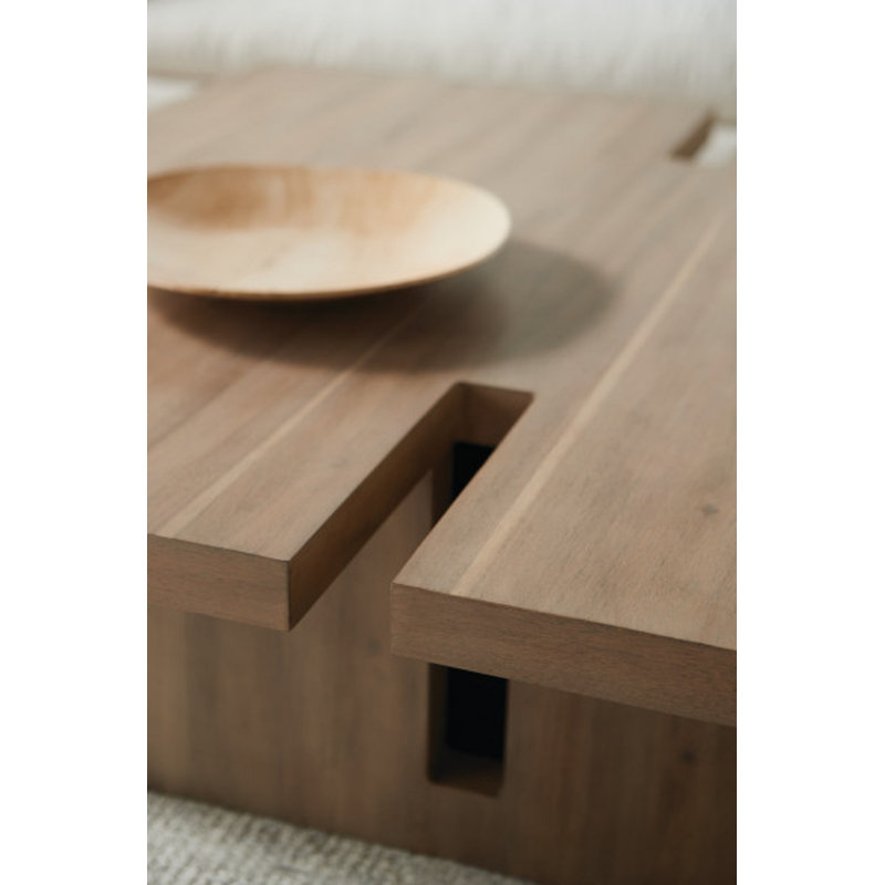 Theory Square Coffee Table, 16" H x 52" L x 52" W