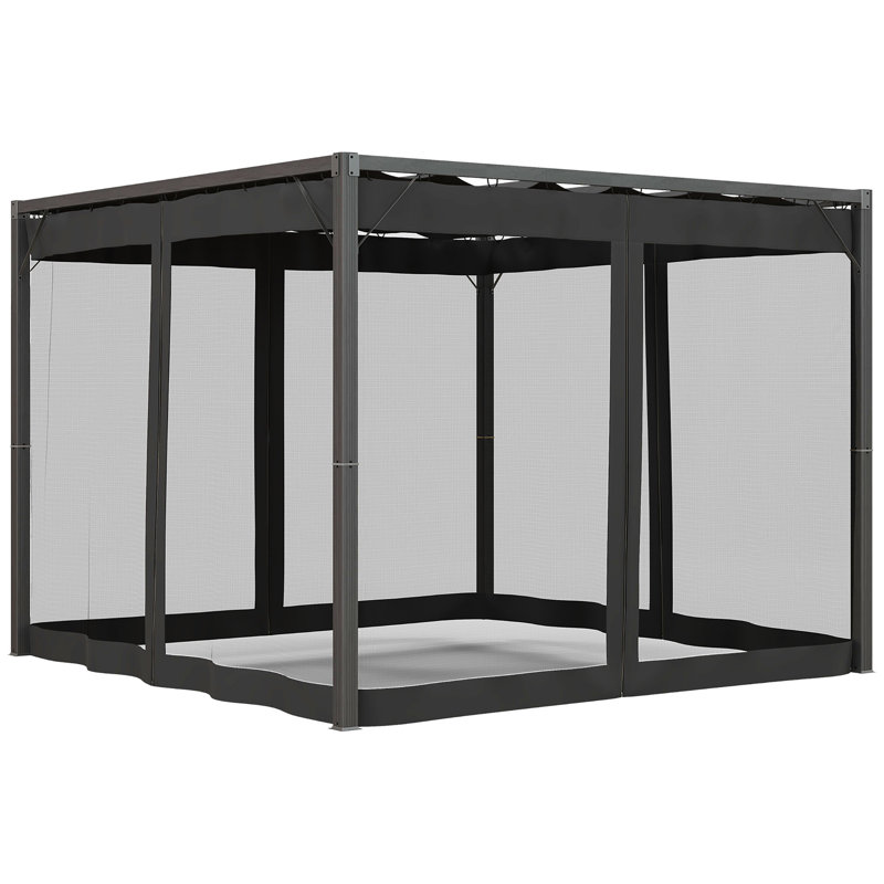2.97m x 2.97m Aluminium Pergola
