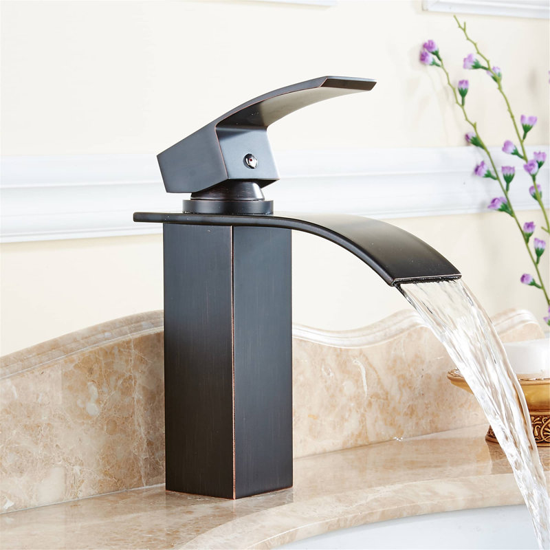 Single-Hole Single-handle Bathroom Faucet, Oil Rubbed Bronze
