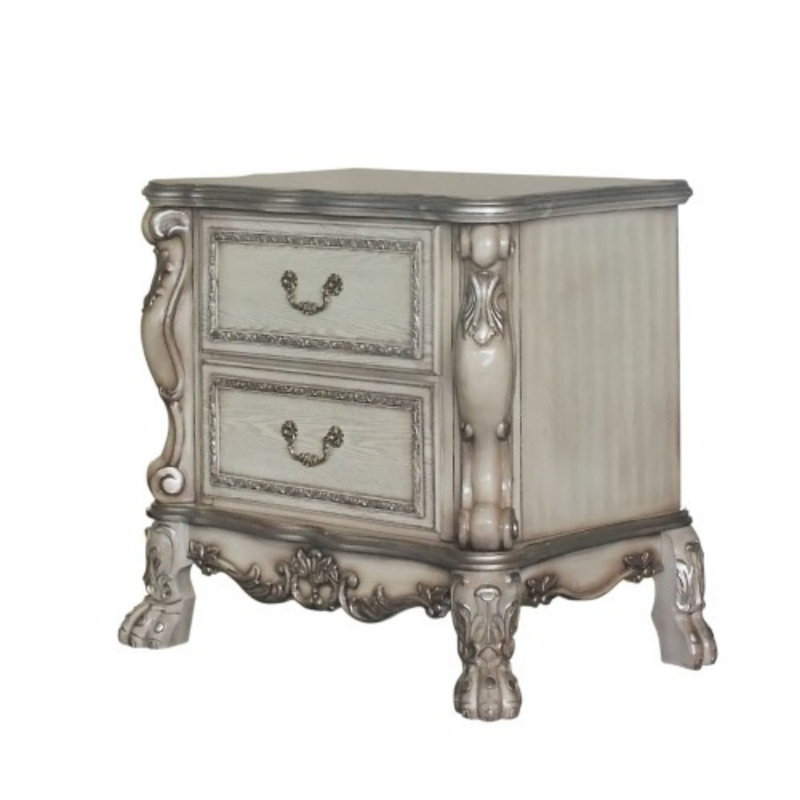 Tables de chevet, Blanc antique