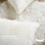 Ivory Square Throw Pillow Cover