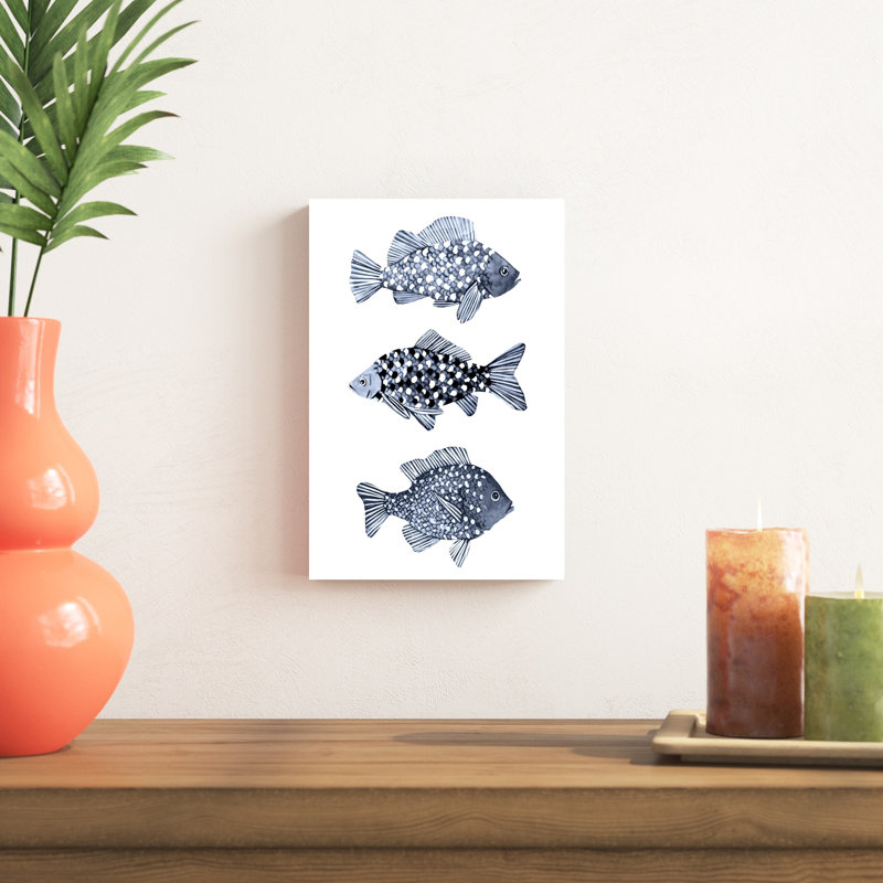Poisson bleu I, H 12 po x l 8 po x P 1,25 po