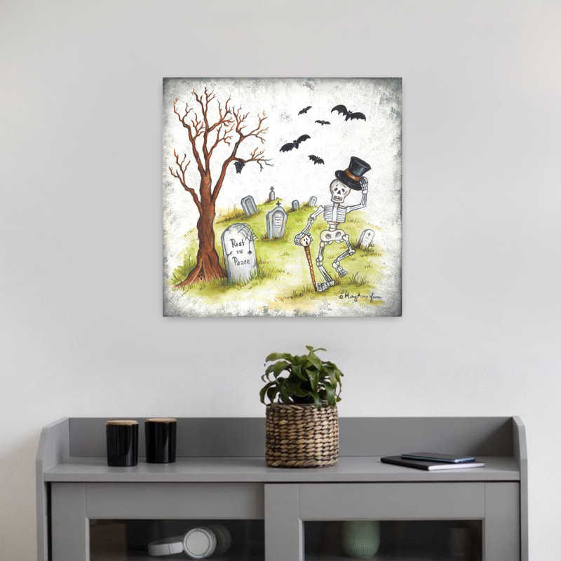 Arbre de chauve-souris abstrait contemporain, H 18 po x l 18 po
