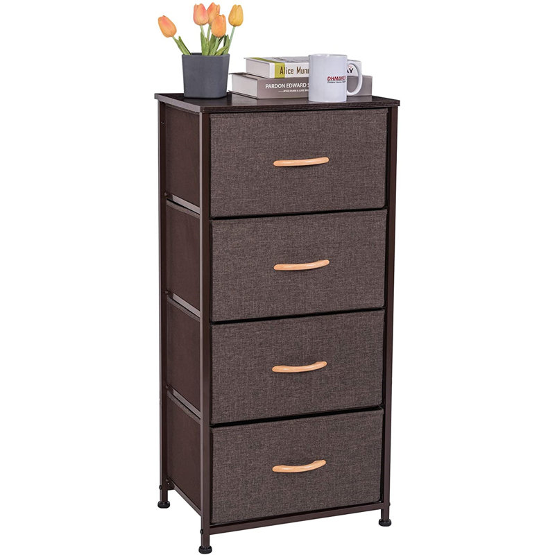 Tour de rangement pour commode Dhmaker, Marron