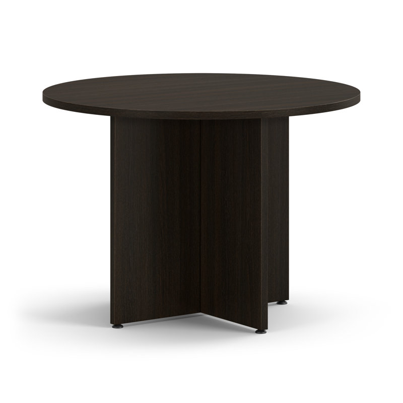 Table de réunion circulaire Mod, H 29 po x L 42 po x l 42 po, Chêne de Java