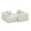 Canapé modulaire moderne entièrement compressé avec assise profonde et deux poches latérales-117789416