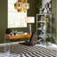 Vireo Acrylic & Brass Bookshelf