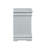 Louis Philippe III Platinum Finish Nightstand