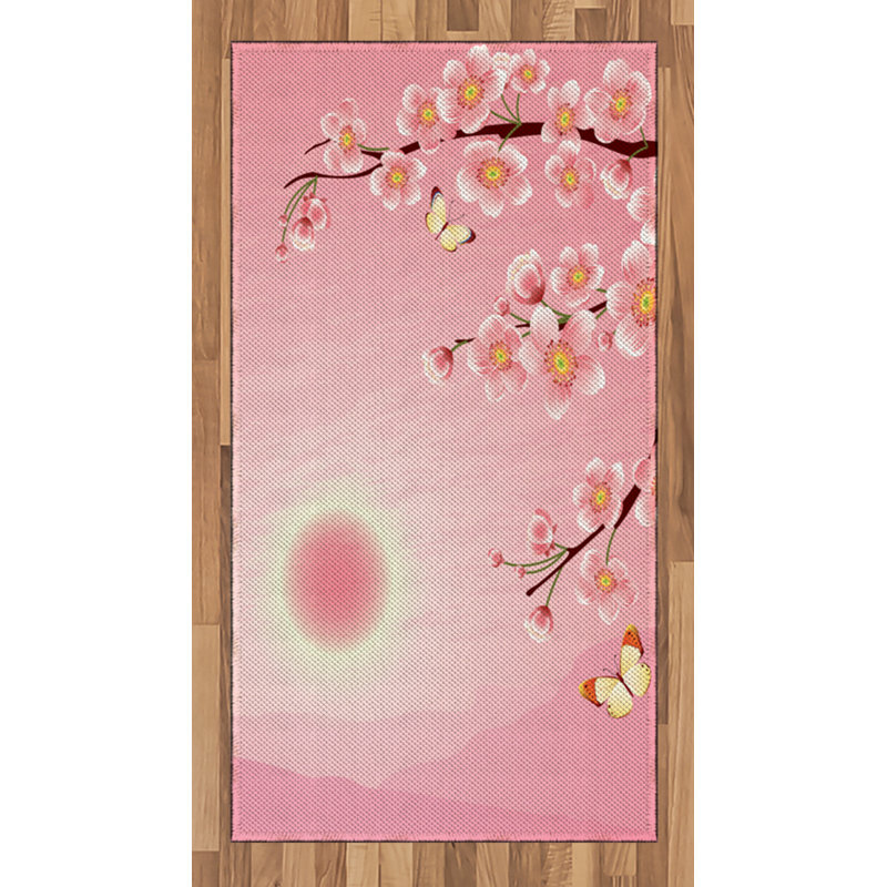 Landscape High Density Long Fiber Poly Threads Decorative Area Rug Carpet, Rectangle 2'7" x 5'