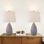  Lampe de table moderne en céramique grise 22 "avec gradation à 3 voies Wharton pour le salon, la chambre à coucher et le bureau-255657435