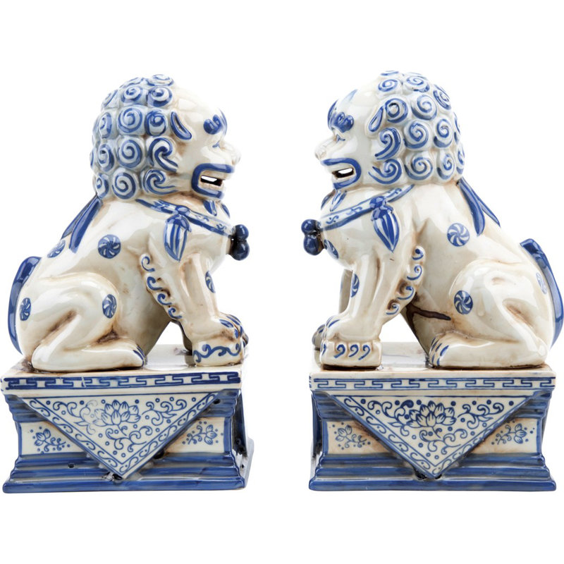 Animals Figurines & Sculptures, White, 9" H x 4" W x 5.5" D