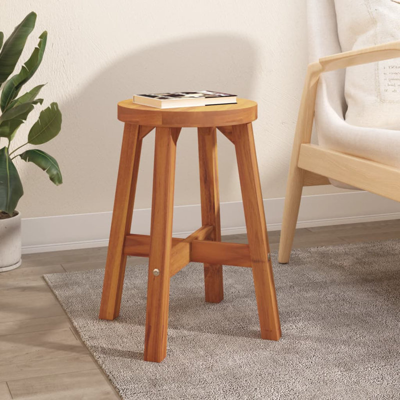 Buckhall Solid Wood Accent Stool