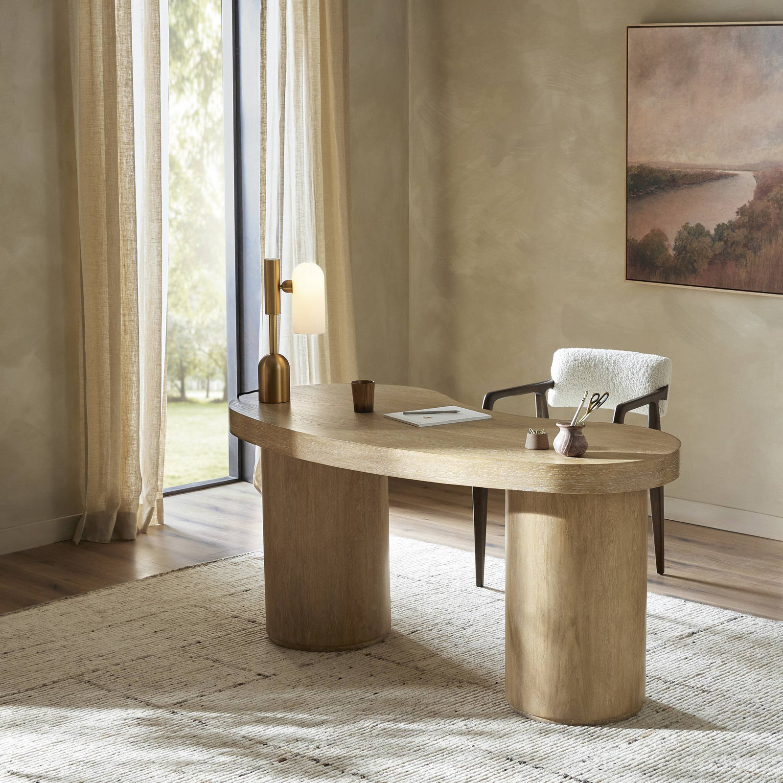 Writing Desk, Brown