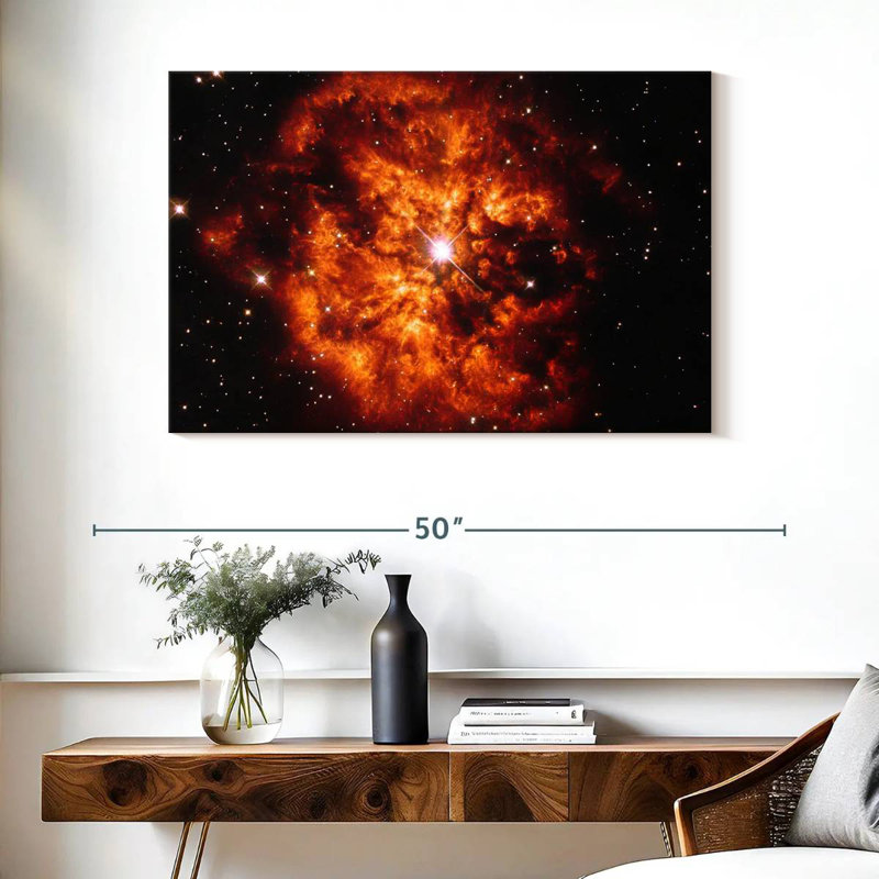 Oberle Wolf Rayet Star, 26" H x 39" W