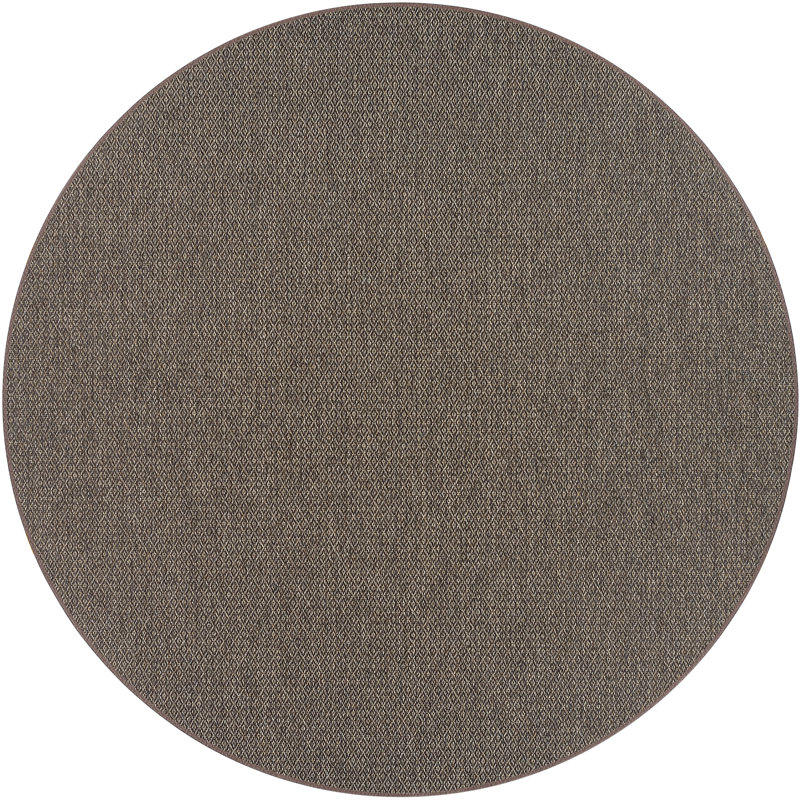 Kopf Geometric Hand Woven Area Rug, Round 160cm