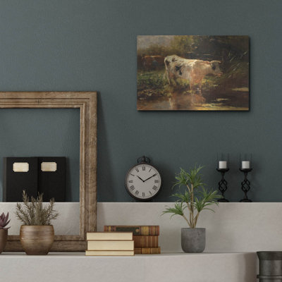 «Cow Beside A Ditch» par willem maris