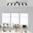 46'' 6 -Light Fixed Track Track Kit with Dimmable and Adjustable Head