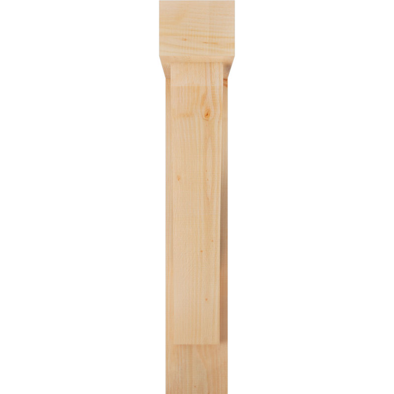 Support de bloc Thorton avec entretoise décalée, 44 x 32, Sapin Douglas de l 7 1/2 (lisse)