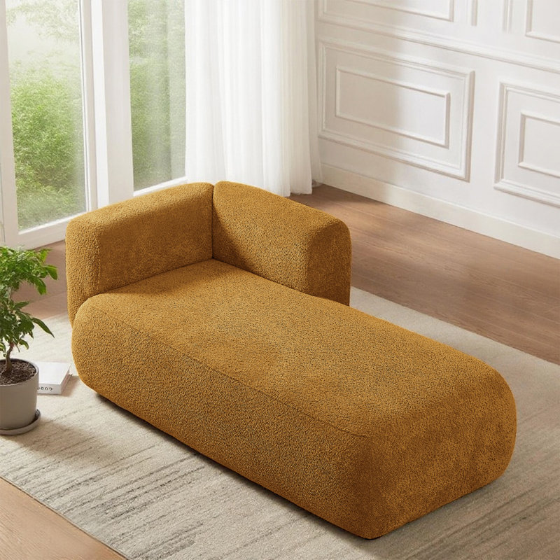 Lounge Chaise, Orange