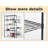 Rebrilliant Metal Storage Rack Adjustable Shelves