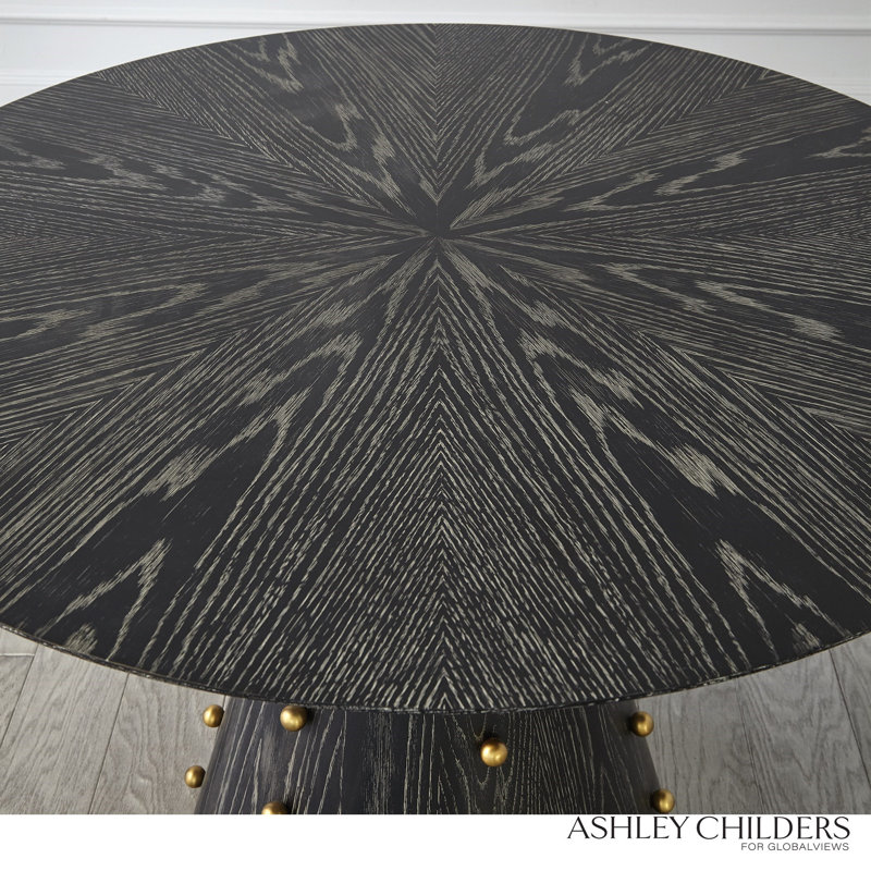 Spheres Center Table, 30"H x 40"L x 40"W, Black