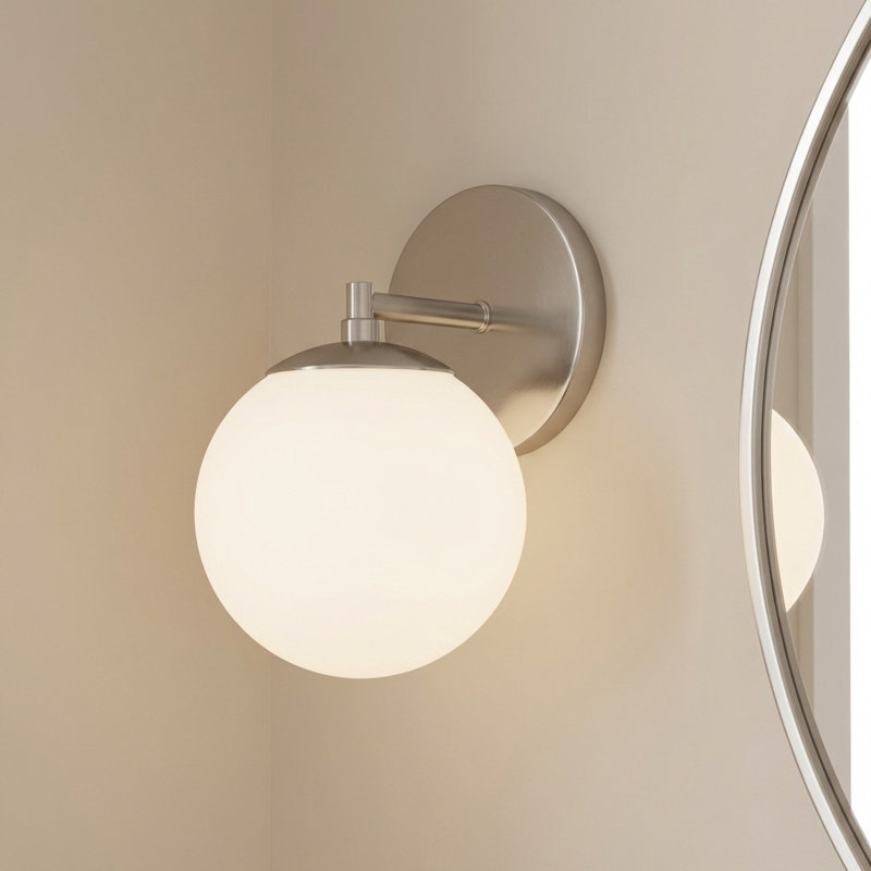 Meuble-lavabo, Non, Nickel brossé, 1