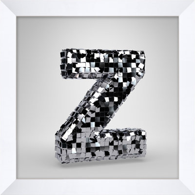 Disco Letter Z Print by Mat Sanders