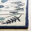 Tapis bleu en laine / viscose touffeté à la main Coreatha Martha Stewart-17853577