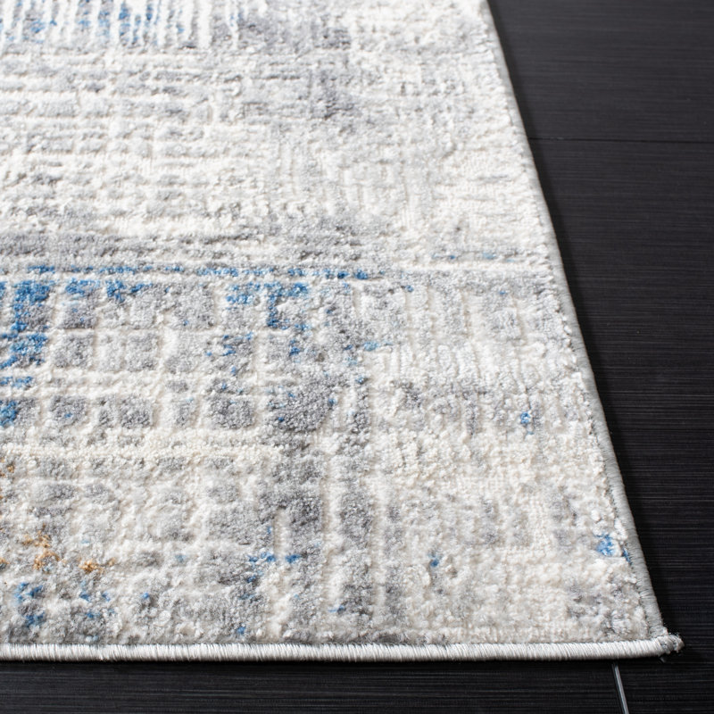 Shivan 100 Performance Abstract Rug, Runner 2'2" x 8'