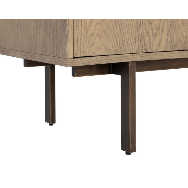 Briar 78.75'' W Sideboard, Brown/White