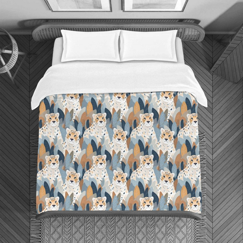 Leopard Nature Duvet Cover, Queen Duvet Cover