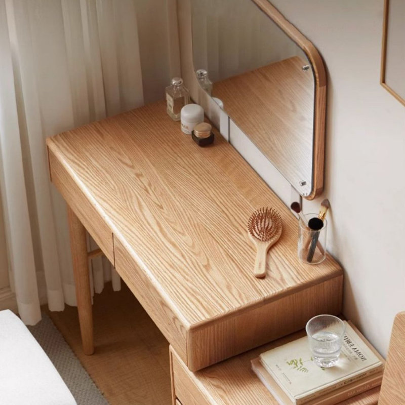 Makeup Vanity with Light mirror,4 drawers