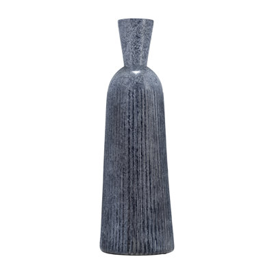  Grooved Glass Vase