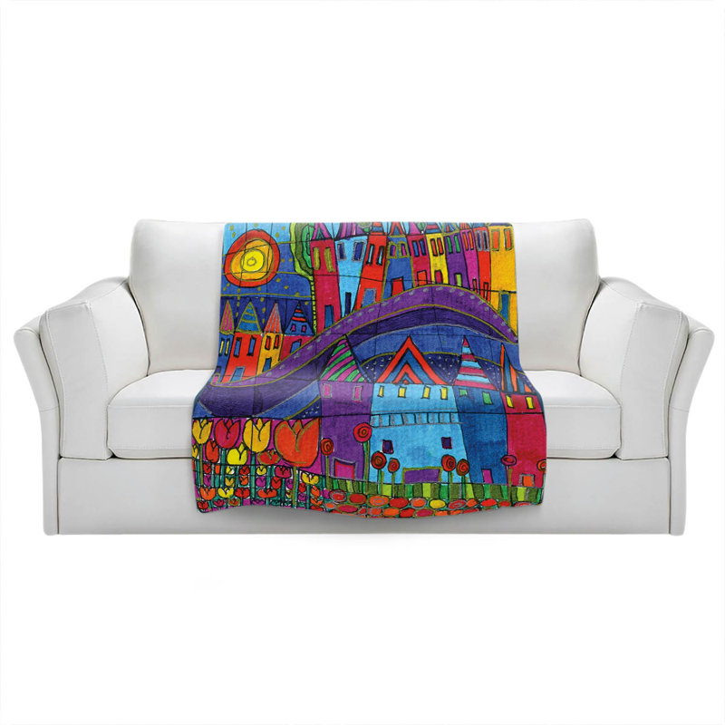 Couverture sherpa doux , 51 po x 60 po