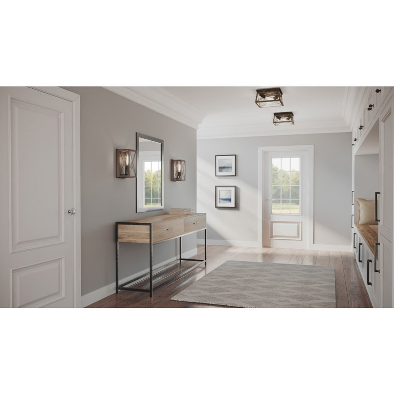 Soleil Flush Mount, Antique Bronze