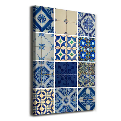 Portuguese Tiles - Wrapped Canvas Print