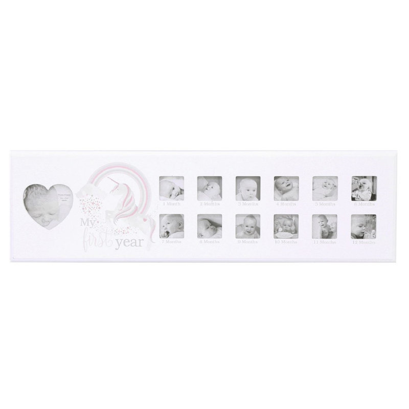Brandi White Solid + Manufactured Wood Picture Frame