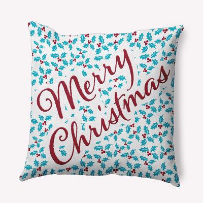 Floral Polyester Throw Pillow