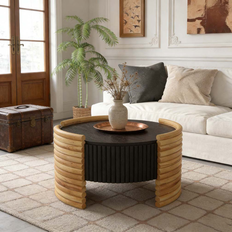 Table basse 31,50 "Modern, Marron foncé