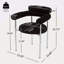 Upholstered Armchair Dining Chairs With Metal Legs (Set Of 2)-118100635-118100639