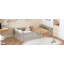 Lit plateforme en bois avec garde-corps-521032105