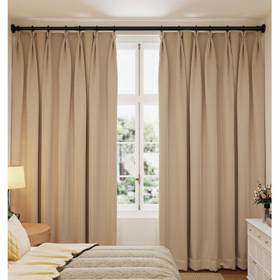 Tension Curtain Rods for Windows 66 to 120 Inch, Curtain Rods No Drilling